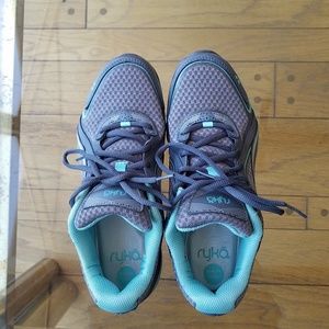 Ryka Sky Walk Blue gray women's Running Shoes sz 9